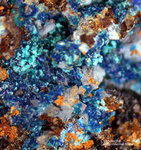 Griechenland Mineralien Lavrion Laurion Hilarion Cyanotrichit