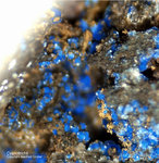 Griechenland Mineralien Lavrion Laurion Hilarion Cyanotrichit