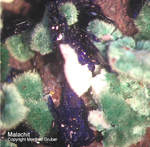 Mineralien Griechenland Laurion Hilarion Malachit