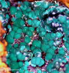 Mineralien Griechenland Laurion Hilarion Malachit