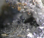 Lavrion Mineralien Plaka Akanthit