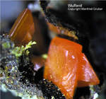 Griechenland Lavrion Mineralien Plaka Wulfenit