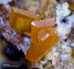 Griechenland Lavrion Mineralien Plaka Wulfenit